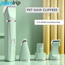 4 in 1 Electric Pet Grooming Kit - Hair Trimmer, Clippers, Nail Grinder for Cats & Dogs